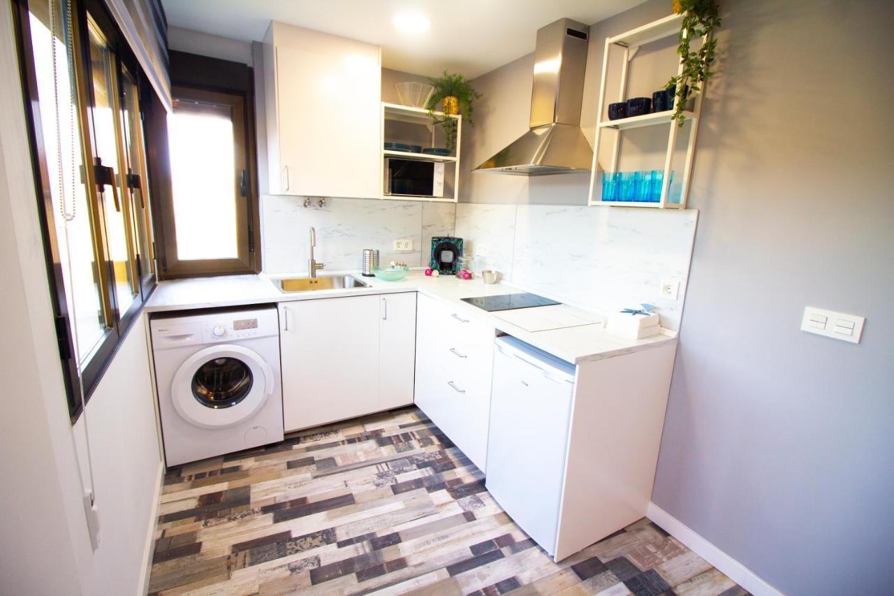 Loft En Gijon - Cimavilla Con Vistas Al Cerro ภายนอก รูปภาพ